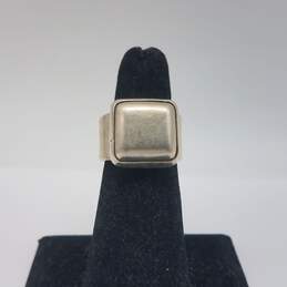 Rare Sterling Silver Modernist Sz 6 1/2 Ring 12.8g