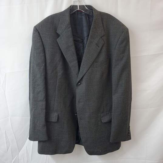Nordstrom Hart Schaffner & Marx Gray Wool Blazer Jacket Size 44L image number 1