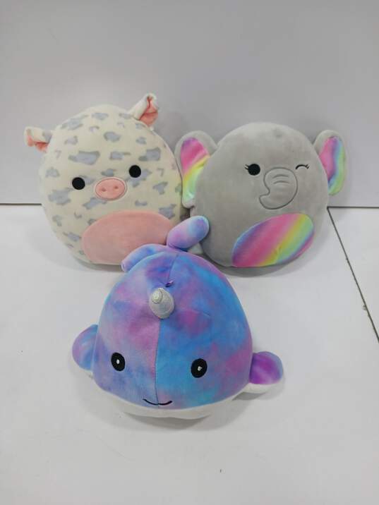 11pc Bundle of Assorted Squishmallow Plush Animals image number 4