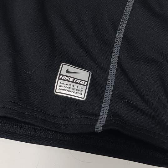Nike Pro Men's Nike Fit Black Long Sleeve Shirt Size S image number 4