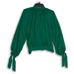 NWT 7th Avenue New York & Company Womens Green Balloon Sleeve Blouse Top Size XS alternative image
