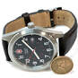 Designer Swiss Army Victorinox 241083 Silver-Tone Round Analog Wristwatch image number 2