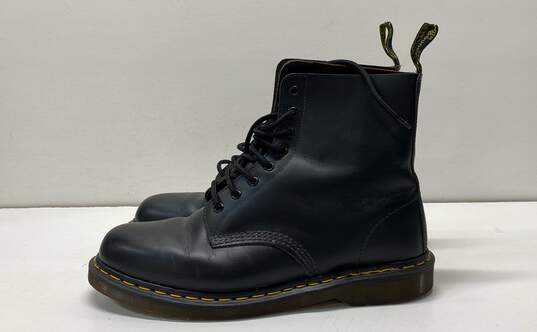 Dr. Martens 1460 Smooth Leather Combat Boots Black 12 image number 3