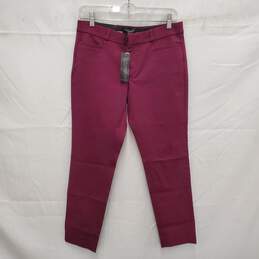 NWT Banana Republic Sloan WM's Regular Red Cotton Blend Pants Size 4 x 27