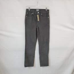J. Crew Gray Corduroy Slim Pant WM Size 25 NWT