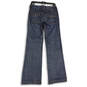 NWT Womens Blue Denim Super Stretch Wide Leg Flared Jeans Size 6/28 image number 2