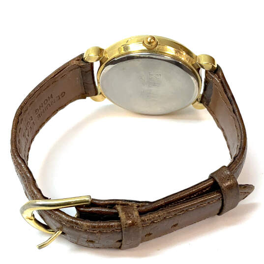 Designer Relic ZR37500 Brown Adjustable Strap Round Dial Analog Wristwatch image number 3