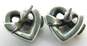 James Avery 925 Heart Knot Stud Post Earrings 3.5g image number 3