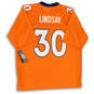 NWT Mens Orange NFL Denver Broncos Phillip Lindsay Jersey Size XL image number 2