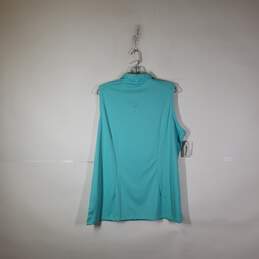 NWT Womens Regular Fit Sleeveless Collared Activewear Golf Polo Shirt Size 2XL alternative image