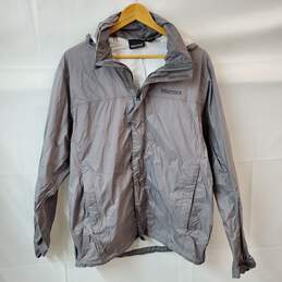 Marmot Gray Windbreaker Jacket in Men's Size Large