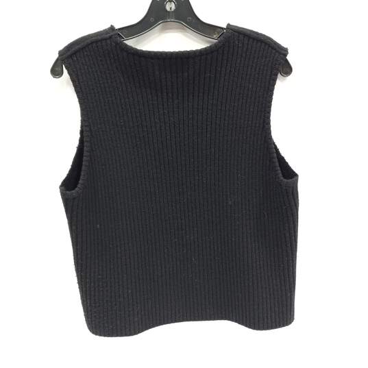Pendleton Black Sweater Vest Women's Size L image number 2