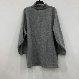 Lands' End Womens Gray Knitted Mock Neck Long Sleeve Pullover Sweater Size 2X alternative image