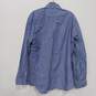 Tommy Hilfiger Men's Blue Pinstripe LS Button Up Dress Shirt Size 16.5 34-35 Large image number 4