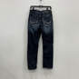 Women Blue Denim Medium Wash 5-Pocket Design Straight Leg Jeans Size 32 R image number 2