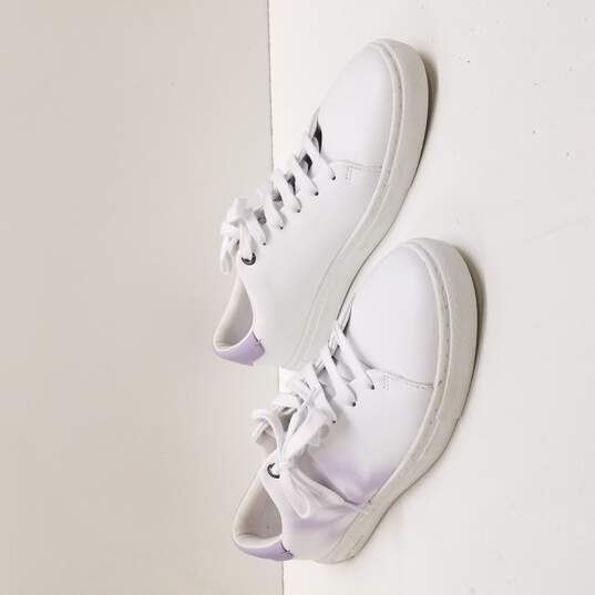 Ted Baker Men's White Purple Flower Sneaker Size 8.5 image number 3