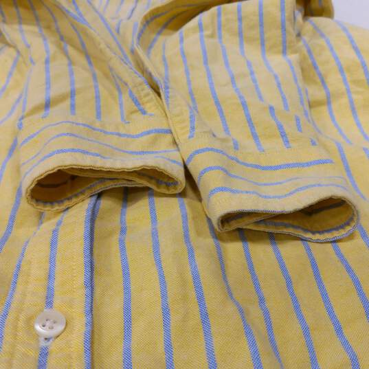Polo Ralph Lauren Men's Yellow Button Up Size 16 image number 5