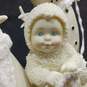 Vintage Snowbabies Hooked On Knitting Figurine w/Box image number 5