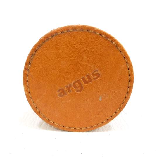 Vintage Perrin No. 10 & Argus Tan California Saddle Leather Camera Lens Cases image number 4