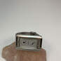 Designer Skagen Silver-Tone Dual Time Rectangle Dial Analog Wristwatch image number 1