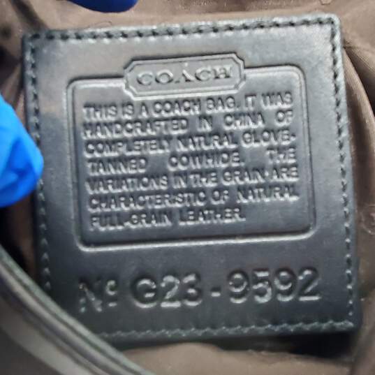 Vintage COACH Legacy Crossbody Handbag Black Leather image number 4