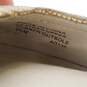 Michael Kors Scrunch Gold Leather Ballet Slippers Shoes Women's Size 9.5 M image number 3