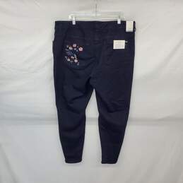 Melissa McCarthy Seven7 Dark Blue Skinny Jeans WM Size 20W NWT alternative image