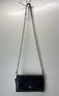 Rebecca Minkoff Leather Chain Clutch Wallet Black image number 3