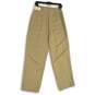 NWT New York & Company Womens Tan Flat Front Straight Leg Ankle Pants Size 8 image number 2