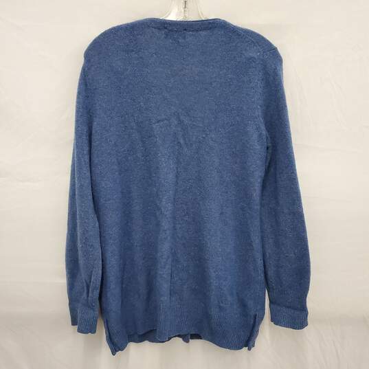VTG Pendleton MN's Virgin Wool Cardigan Blue Sweater Size XL image number 2