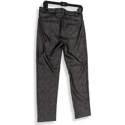 NWT Womens Black Sliver Flat Front Pockets Regular Fit Ankle Pants Size 6R alternative image