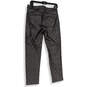 NWT Womens Black Sliver Flat Front Pockets Regular Fit Ankle Pants Size 6R image number 2