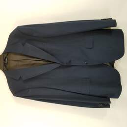 Dolce & Gabbana Men Navy Blue Wool Suit Jacket 54