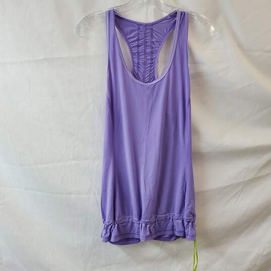 Lululemon Purple Activewear Tank Top w Cinched Waist image number 1