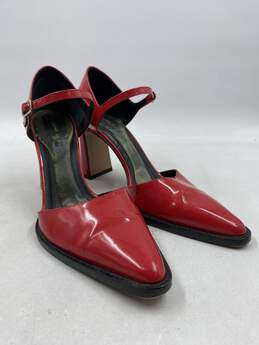 Celine Red heel Heel Women 5.5