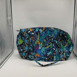 Vera Bradley Womens Multicolor Floral Zipper Double Handle Tote Bag