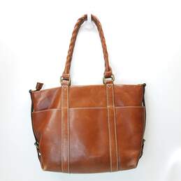 Patricia Nash Leather Tooled Carducci Tote Brown alternative image