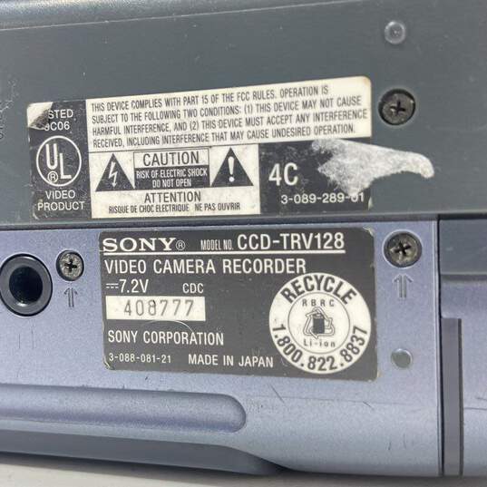 Sony Handycam CCD-TRV128 Hi8 Camcorder image number 5