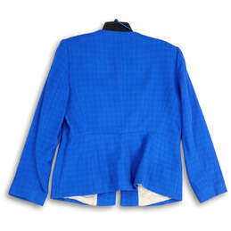 NWT Womens Blue Long Casual Sleeve Welt Pocket Jacket Size X-Large alternative image