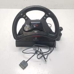 Sony PS1 controller - Mad Catz Analog and Digital Steering Wheel with Foot Pedals alternative image