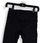 Womens Black Elastic Waist Pockets Stretch Pull-On Capri Leggings Size XS image number 3