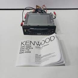 Kenwood Model KDC-X559 Car Radio