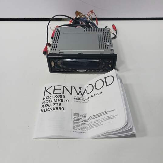 Kenwood Model KDC-X559 Car Radio image number 1