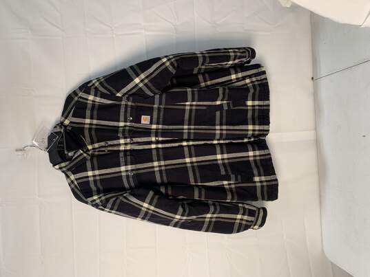 Men's Plaid Carhartt Jacket Size: XL image number 1
