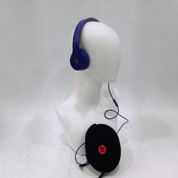 Purple Beats SOLO Wired Headphones w/ Case