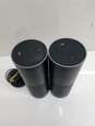 Lot of 2 Amazon SK705Di Echo 1st Generation Smart Speaker w/ Adapter image number 2