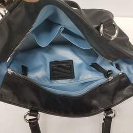 Coach New York WM's Black Soft Leather Hand Bag alternative image