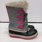 Sorel Women's Joan of Arctic Pink & Gray Snow Boots Size 4 image number 1