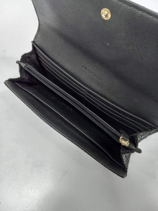 Bundle of 2 Assorted Black Leather Wallets image number 4