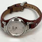 Designer Fossil Silver-Tone Round Dial Adjustable Strap Analog Wristwatch image number 2